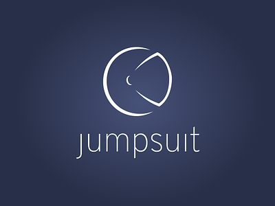 Jumpsuit Logo astronaut branding framework helmet javascript js jumpsuit logo react redux space zab
