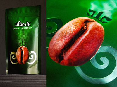 Apache coffee: packaging design branding branding agency branding design concept design graphic design illustration logo packaging vector