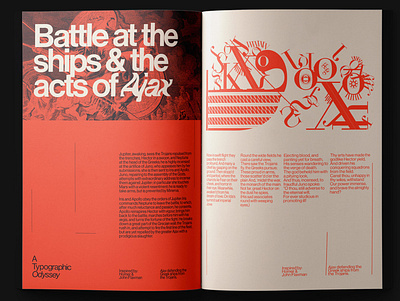 Spread for Typographic Odyssey Magazine editorial design layout layout design layout exploration swiss swiss design swiss poster swiss style type typeface typo typography