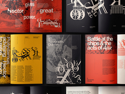 A Typographic Odyssey Magazine editorial design editorial layout layout layout design swiss swiss design swiss poster type typeface typo typography typography art