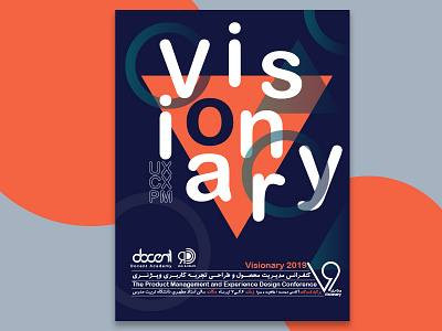 Visionary Poster branding concept conference design poster ui ux