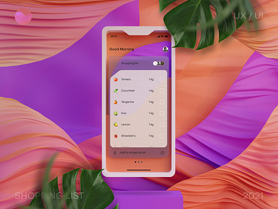 Shopping list app adobexd blender e commerce figma interaction ios mobile mobileapp shopping ui ux uxinspiration