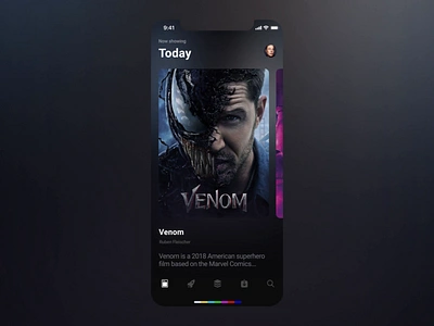 Cinema App Concept adobe after effect animation app app concept bohemian cinema app design fantastic beasts figma interaction move rhapsody select ticket ticket app ui ux venom