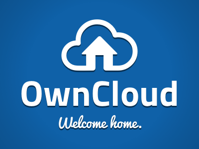 OwnCloud blue brand cloud home house logo owncloud