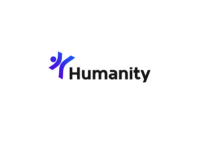 Humanity logo branding clean logo logo design minimal simple