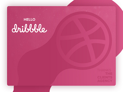 Hello Dribbble debut first shot hello hello dribbble