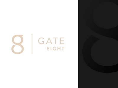 Gate Eight branding clean logo logo design simple