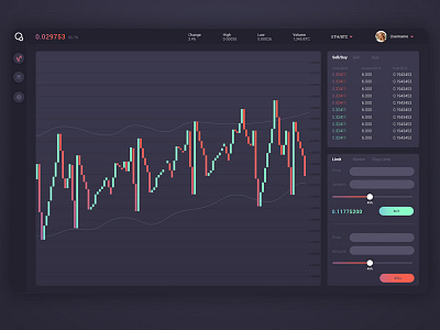 Crypto exchange branding clean crypto cryptocurrency dashboard exchange flat simple ui ux