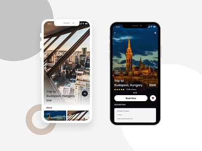 Day 14 - Booking Trip App app ui ux