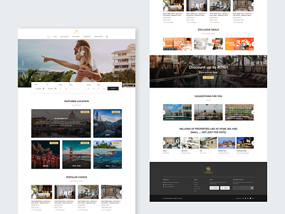 Mandala - booking website booking app branding design image ui ux