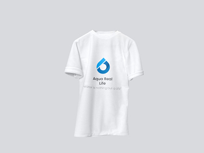 Packaged Water Service Branding [AQUA REAL LIFE] brand branding logo packaged water service
