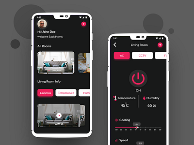 Smart Home IOT App UI/UX