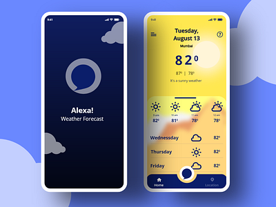 Alexa weather forecast app