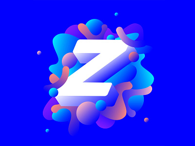 Z is for Zzz app design digital graphics identity illustration lettering type typography vector