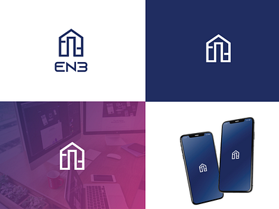 EN3 branding design graphic design icon icondesign illustration illustrator logo logodesign minimal minimalist sleeklogo vector
