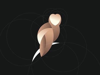 Golden Ratio Owl Logo