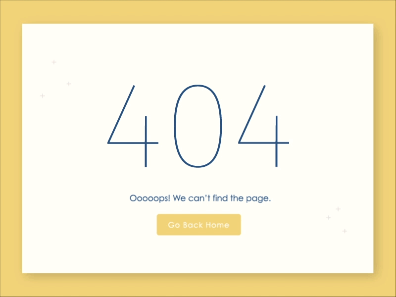 404 page / UI Challenge 04 404 cat error