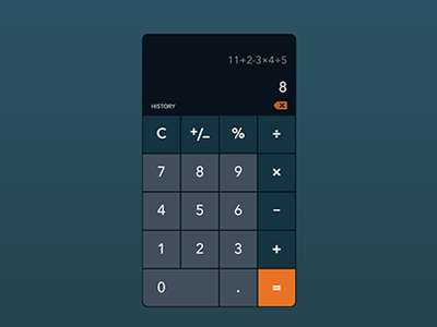 Daily UI 004 Calculator by Pravin Nakarmi