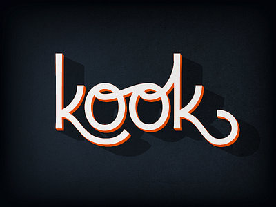 Kook 3D Lettering