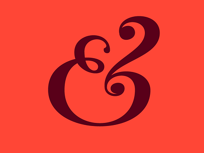 Swash Ampersand ampersand baskerville cute hand drawn lettering swash typography vector wonky