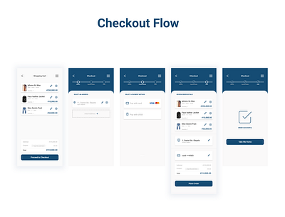 Moble app checkout flow checkout checkout flow store app