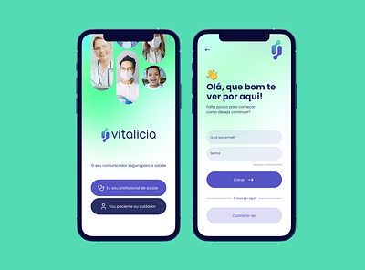 Vitalicia App Redesign Login - concept branding branding and identity insurance login medical app ui