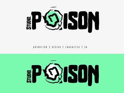 Studio. Poison | Logo Design brand brand identity branding and identity design logo logo green logodesign logotype poison studiologo