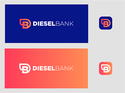 Diesel Bank - Logo Concept brand brand identity branding branding and identity colorlogotype design logo logodesign logotype