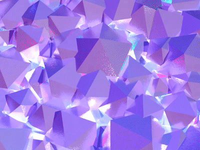 Playing with Visuals #1 3d animated animation cgi crystals cube cubes gif polygons render shining shiny