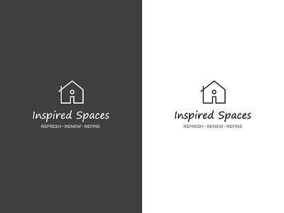 Inspired Spaces Logo branding design icon logo