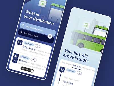 Bus tracker app design graphic design illustration ui