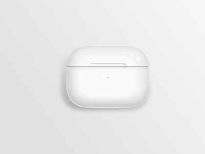 Photo-realistic Airpods Pro case - created in Sketch airpods airpods case airpods pro airpods pro case sketch