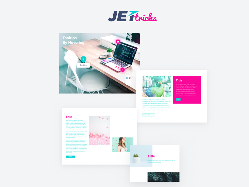 JetTricks plugin for Elementor visual effects hotspot view more parallax sticky web design web development wordpress plugins elementor