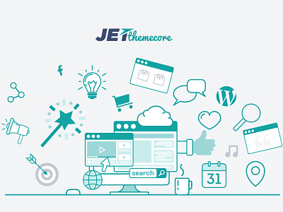 JetThemeCore plugin for Elementor elementor magic button plugin web design web development wordpress