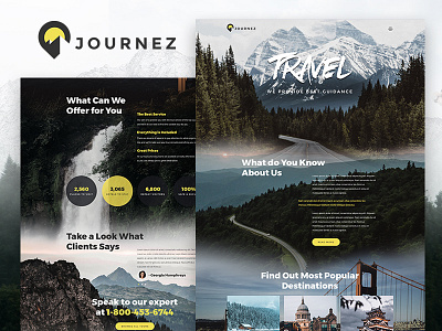 Journez — Traveling Agency Elementor Template accommodation agency demo guiding services services skin travel agency website wordpress