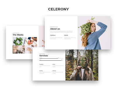 Celerony — Creative Splitscreen Elementor Template