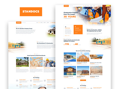 Standocs — Construction Company Elementor Template