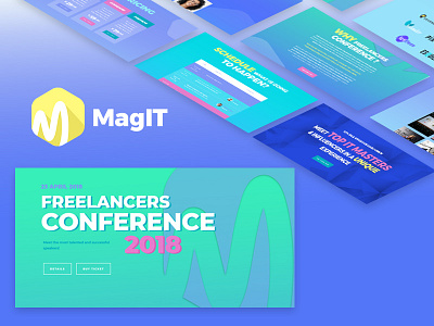 MagIT — IT Conference Elementor Template commercial conference demo event it skin web design web development website wordpress