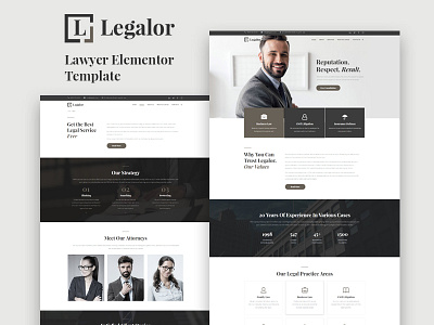 Legalor — Lawyer Elementor Template attorney demo law adviser lawyer legal officer legal services services skin web design website wordpress