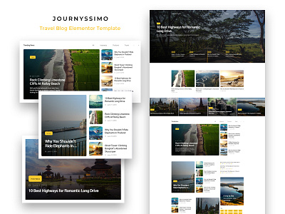 Journyssimo - Travel Elementor Template