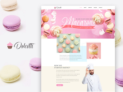 Dolcetti — Cakery Elementor Template