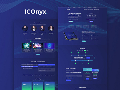 ICOnyx — Cryptocurrency Elementor Template