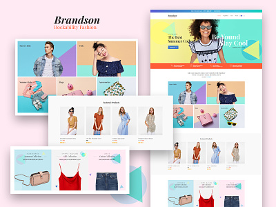 Brandson — Responsive Fashion Store Elementor Template clothing commerce elementor fashion jewelry lookbook portfolio responsive skin store style template website wordpress