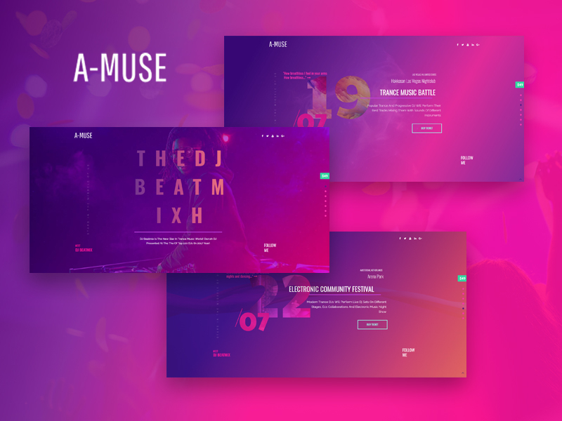 templates adobe muse free download