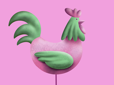 Good morning! bird design idea illustration logo procreate art