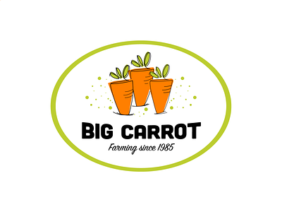 BigCarrot logo brand branding graphic design graphic design brand illustration logo logo creation logo designer wordmark