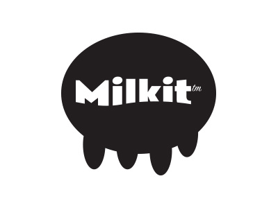 Milk It circles cow design graphic design brand icon idea logo logo creation logo designer milk milk farm wordmark