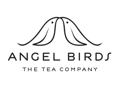 Angle Birds Tea Co. bird design graphic design brand icon idea leaves logo logo creation logo designer tea