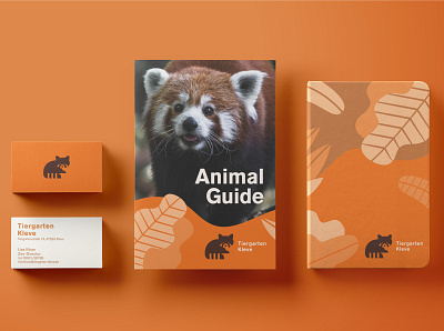 Tiergarten Kleve (Animal Park Kleve) animal brand identity branding graphic design illustration logo red panda zoo