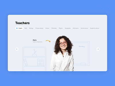 Home Page for an Online School Website design desktop illustration online education online school ui ux web web design